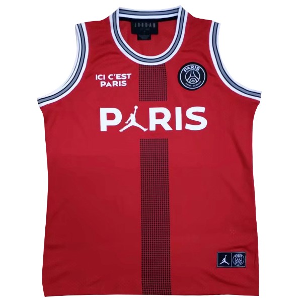 JORDAN Camiseta Paris Saint Germain Sin Mangas 2018-2019 Rojo